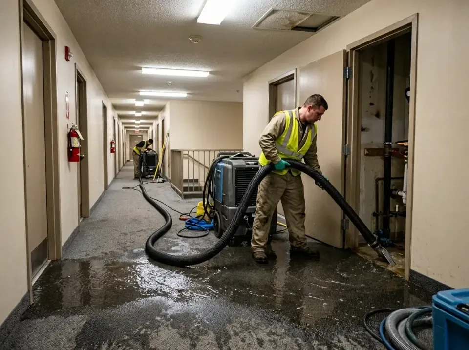 multi-unit-apartment-hallway-f-005 — frequently asked questions, Emergency Burst Pipe Water Extraction & Removal in Clarksvi…